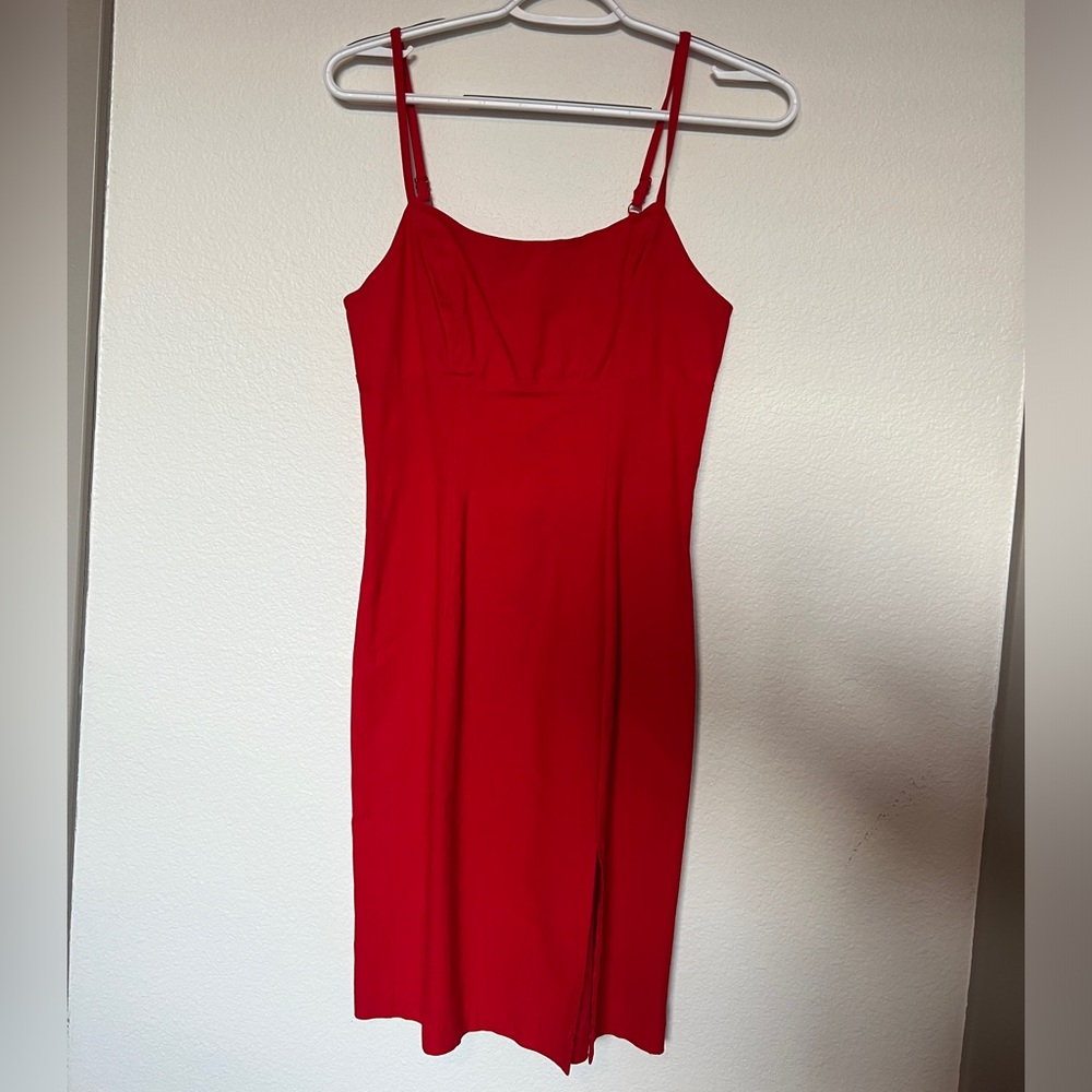 Fitted Red Dress